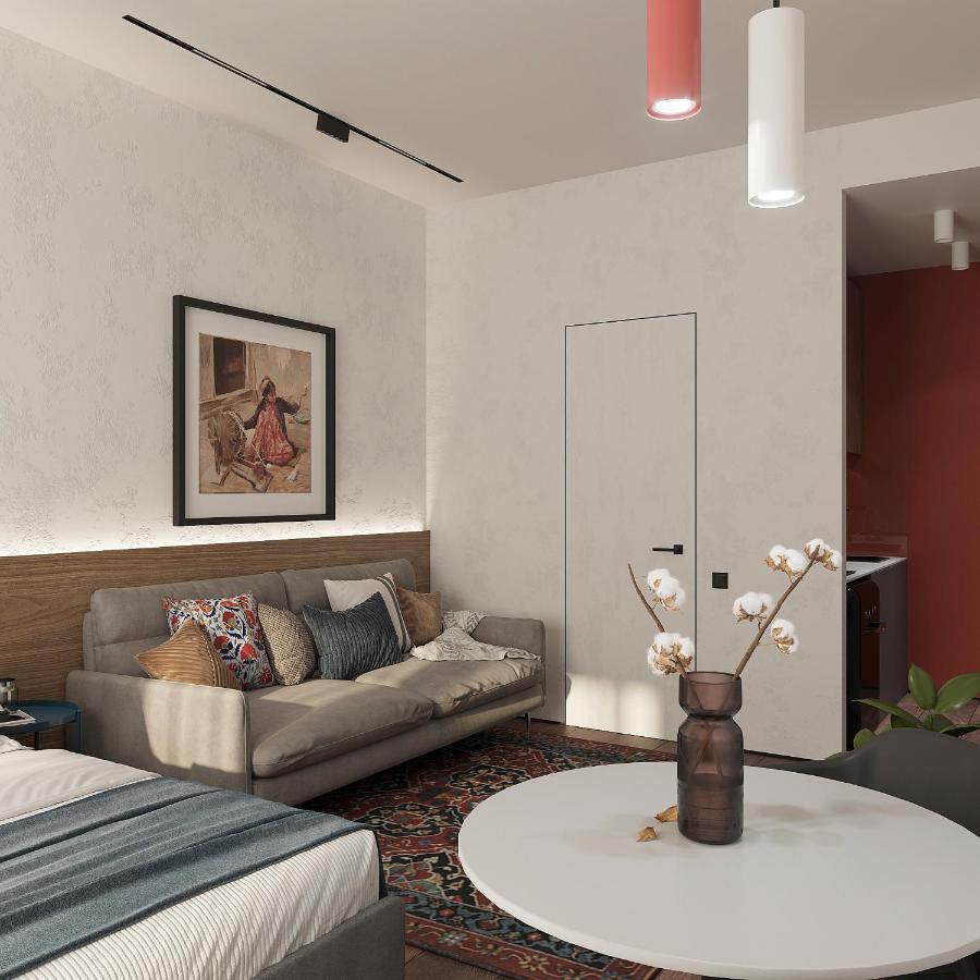 Blueloft 47 L Studio With Balcony Tasjkent Exteriör bild